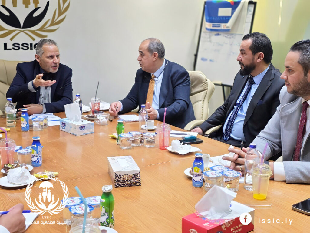 الليبية الضمانية للتأمين تستقبل وفداً من الاتحاد الليبي للتأمين